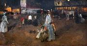 George Hendrik Breitner An Evening on the Dam in Amsterdam oil